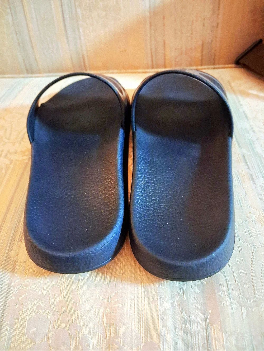 Salvatore Ferragamo Black Slide Sandals